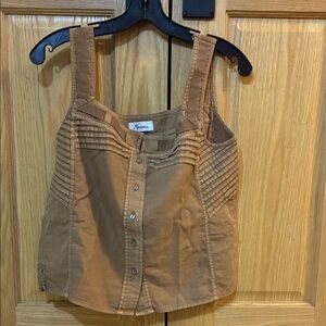 Roper Women's Tan Sleeveless Top
